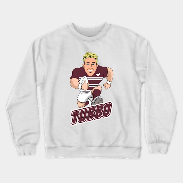 Manly Sea Eagles - Tom Trbojevic - TURBO Crewneck Sweatshirt by OG Ballers